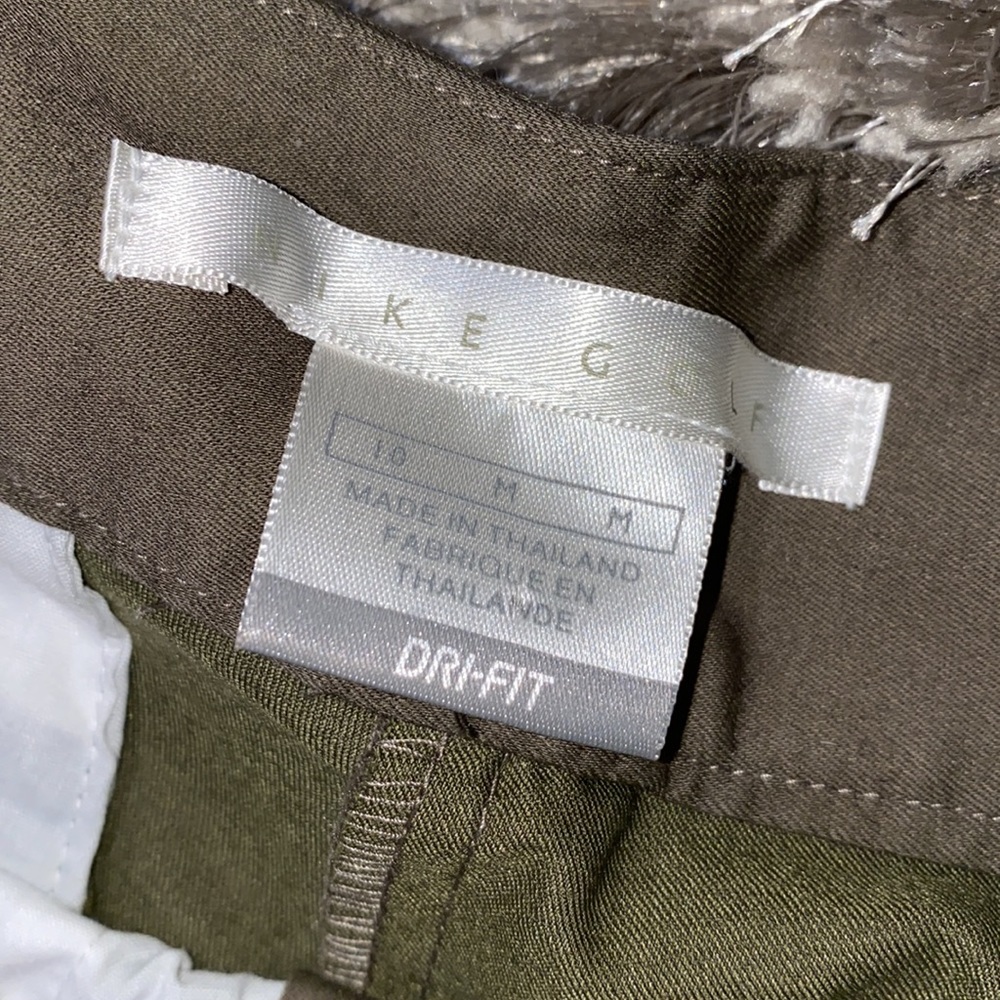 Size 10 Nike Golf Crop Brown Pants Like New Condition - Picture 5 of 6